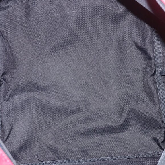 BURBERRY Nova Check Blue Label Tote Bag Nylon Leather Orange Brown Auth ti1814 - Picture 10 of 16